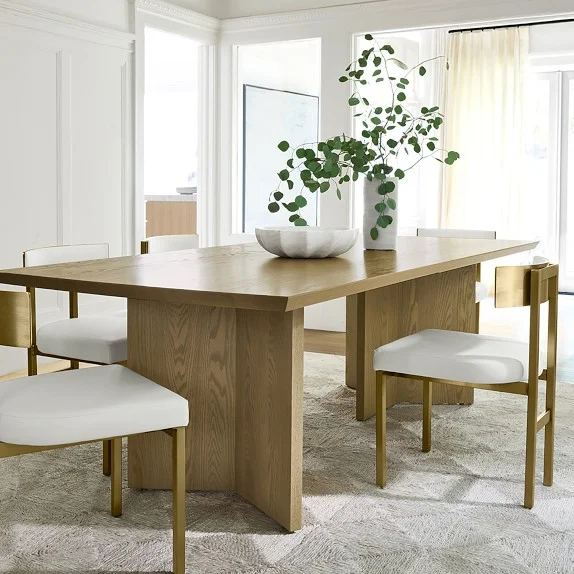 Dietrich Communal Rectangular Dining Table (96″-144″)