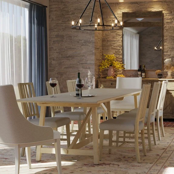 Jonathan Charles Sidereal French Laundry Extendable Rectangular Dining Table (97″-173″)