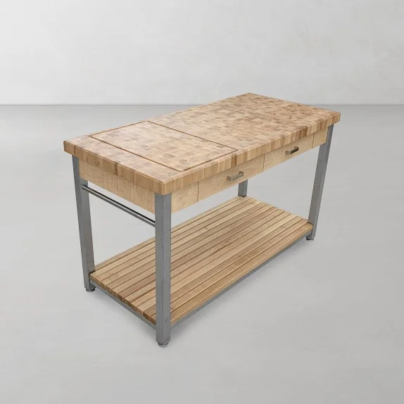 John Boos End-Grain Butcher Block Workbench (60″)